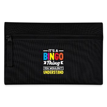 Joueur de bingo : chose que vous ne comprenez pas - Trousse - noir - Devant