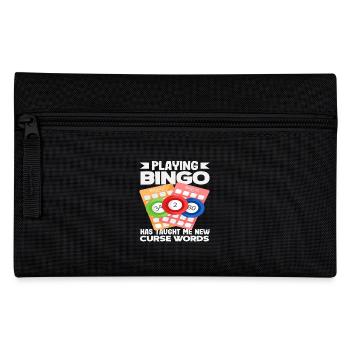 Joueur de bingo Dicton amusant sur les jurons - Trousse - noir - Devant