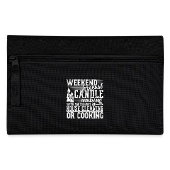 Candle Making Weekend Forecast Candle Making - Pencil Case - black - Front