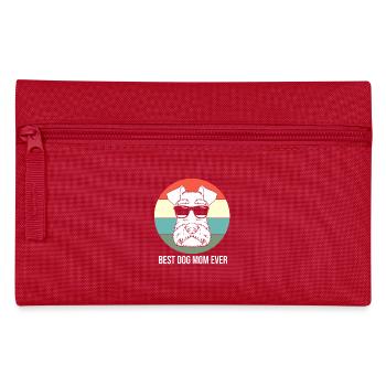 Zwergschnauzer - Federtasche - Rot - Vorne