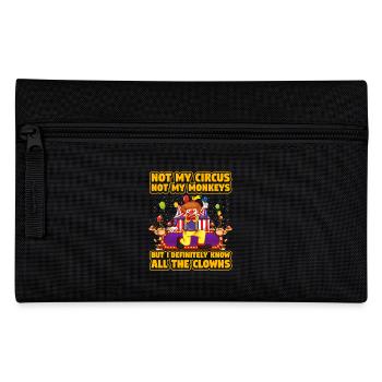 Pas mon cirque, pas mes singes, mais je sais vraiment - Trousse - noir - Devant