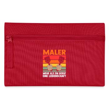 Master Painter Journeyman Painter - Pencil Case - red - Front