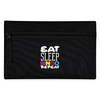 Bingo Nourriture Sommeil Bingo Joueur répété - Trousse - noir - Devant