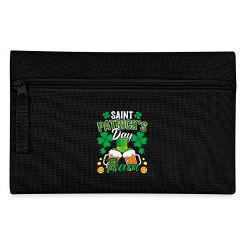 St. Patricks Team St. Patrick's Day Beer Clover - Pencil Case - black - Front
