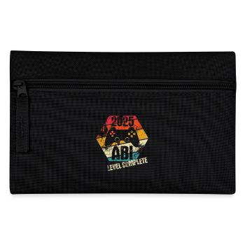 2025 Level ABI complete - Abitur - Gamer Spruch - Federtasche - Schwarz - Vorne
