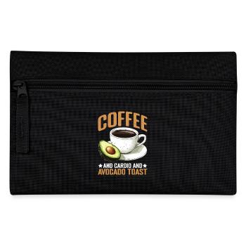 Coffee And Cardio And Avocado Toast 2 - Federtasche - Schwarz - Vorne
