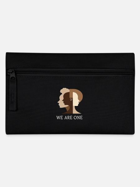 We Are One Vielfalt Gleichberechtigung Toleranz - Federtasche - Schwarz