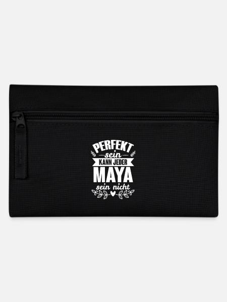 Maya - Perfekt Sein Kann Jeder Maya Sein Nicht - Federtasche - Schwarz