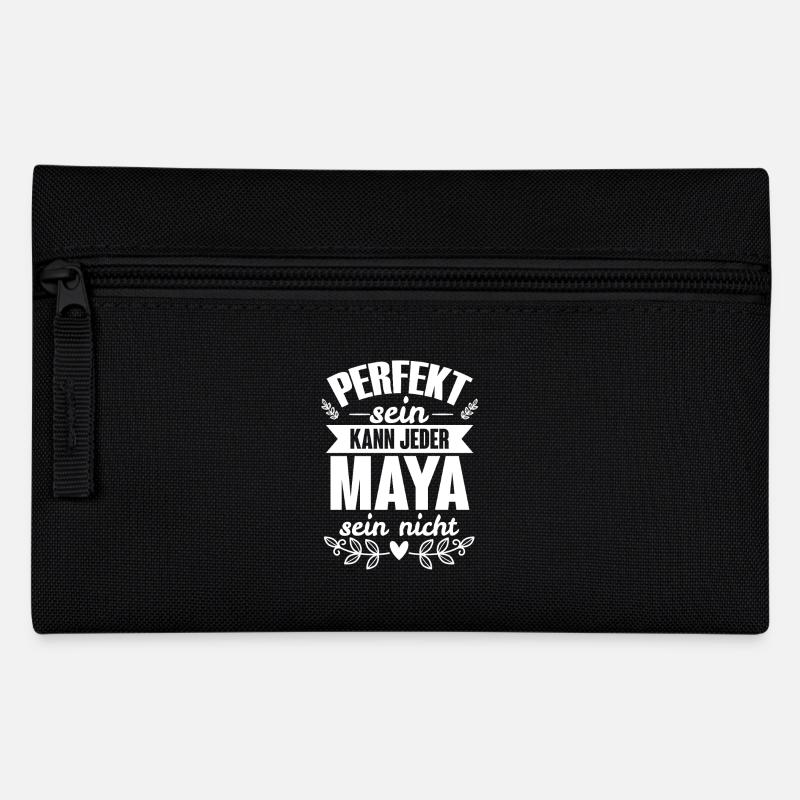 Maya - Perfekt Sein Kann Jeder Maya Sein Nicht - Federtasche - Schwarz