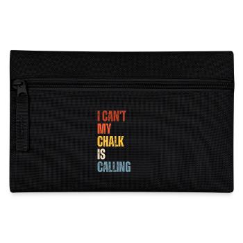 Je ne peux pas que ma craie appelle Boulderer - Trousse - noir - Devant