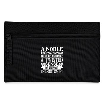 A Noble Profession Phlebotomist - Pencil Case - black - Front