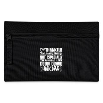 Color Guard Thankful For Being A Color Guard Mom - Pencil Case - black - Front