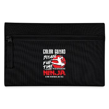 Color Guard Color Guard Job Title - Pencil Case - black - Front