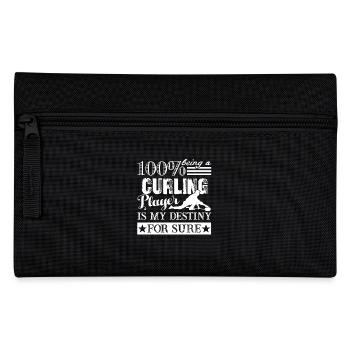 Curling Being Curling Player Is My Destiny - Pencil Case - black - Front