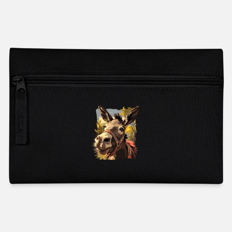Donkey Esel - Federtasche - Schwarz