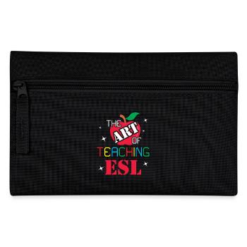 ESL-Lehrer ESL Unterricht - Federtasche - Schwarz - Vorne