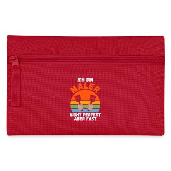 Master Painter Journeyman Painter - Pencil Case - red - Front