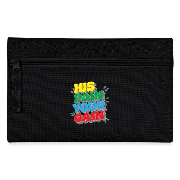 His Pain Your Gain - Federtasche - Schwarz - Vorne