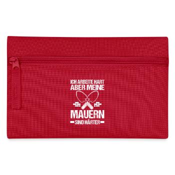 Master Bricklayer Journeyman Bricklayer - Pencil Case - red - Front