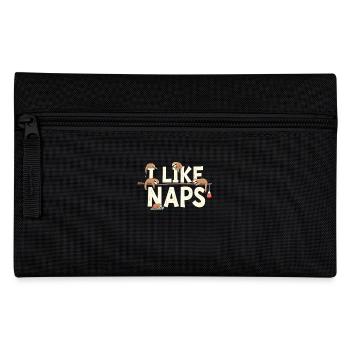 Sloth Sleep Funny Relax Outfit Nap - Pencil Case - black - Front