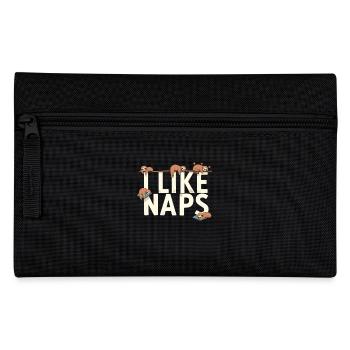 Sloth Sleep Funny Relax Outfit Nap - Pencil Case - black - Front