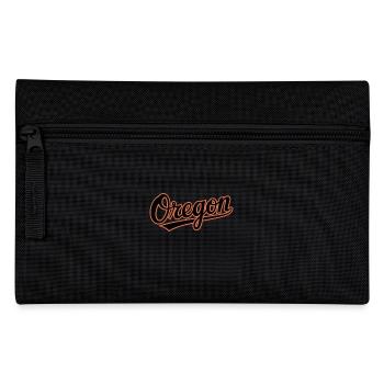 Oregon Schriftzug Vintage Look für Fans von Oregon - Federtasche - Schwarz - Vorne