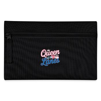 Queen of Lanes Bowling Woman Passion - Pencil Case - black - Front
