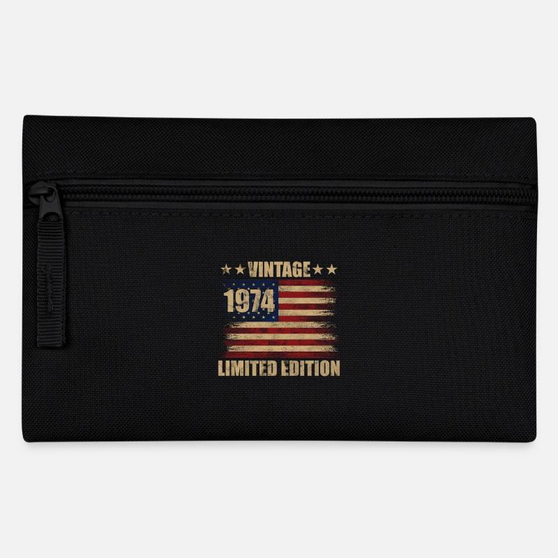 vintage limited 1974 - Federtasche - Schwarz