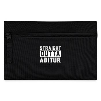 Abitur Prüfungen STRAIGHT OUTTA ABITUR Abi - Federtasche - Schwarz - Vorne