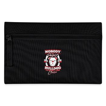 Bulldog Perfection Dog Love - Pencil Case - black - Front