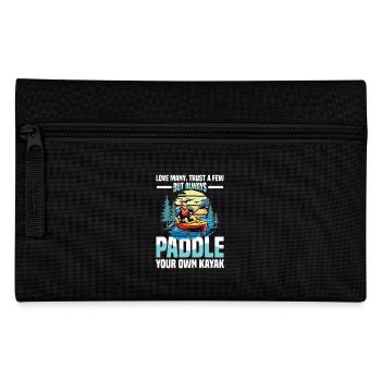 Aimez beaucoup, faites confiance à quelques-uns, mais pagayez le vôtre - Trousse - noir - Devant