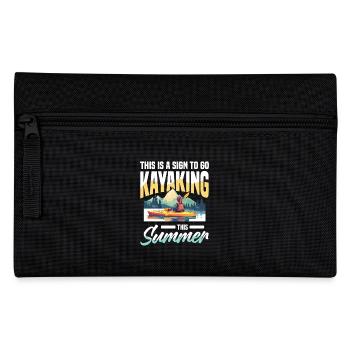 C’est un signe pour le kayak cet été - Trousse - noir - Devant