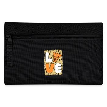 Federball Badminton - Federtasche - Schwarz - Vorne