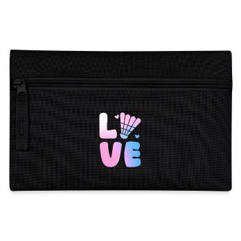 Federball Badminton - Federtasche - Schwarz - Vorne
