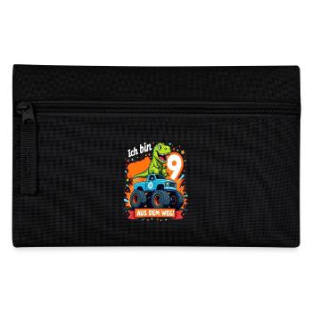 Dinosaure 9e anniversaire Monster Truck - Trousse - noir - Devant