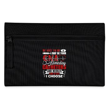CNA Be Nice To CNA - Pencil Case - black - Front