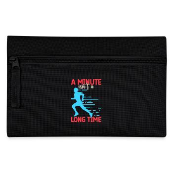 Courir une minute n’est pas un marathonien de longue date - Trousse - noir - Devant