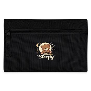 Cute Bear, Bear, Bear, Cute Sleep, Dreamer - Pencil Case - black - Front