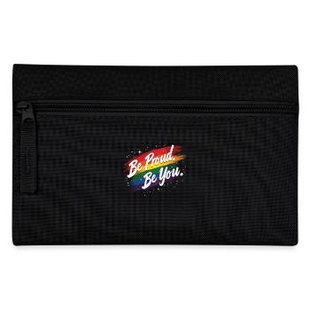 Pride Rainbow LGBTQ+ Statement Pride & Love - Pencil Case - black - Front