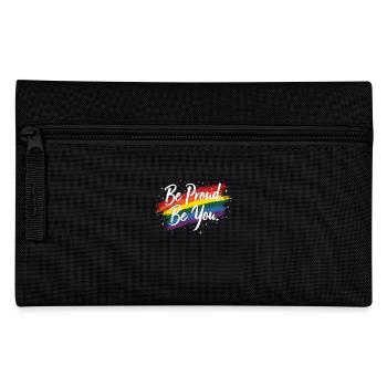 Pride Rainbow LGBTQ+ Statement Pride & Love - Pencil Case - black - Front