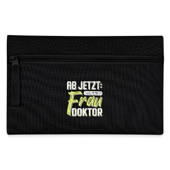 Doktorarbeit AB JETZT BITTE FRAU DOKTOR Lustiges - Federtasche - Schwarz - Vorne