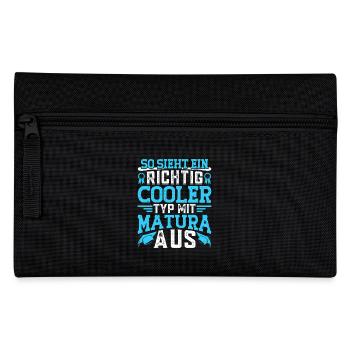 Abi SO SIEHT EIN RICHTIG COOLER TYP MIT MATURA AUS - Federtasche - Schwarz - Vorne