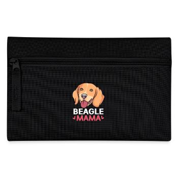 Beagle Mom Mom Dog Mom - Pencil Case - black - Front