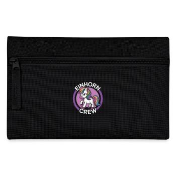 Einhorn crew - Federtasche - Schwarz - Vorne