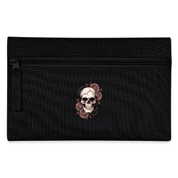 Skull and Roses - Pencil Case - black - Front