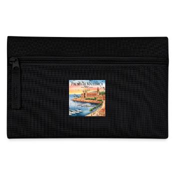 Palma de Mallorca - Federtasche - Schwarz - Vorne