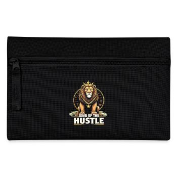 Hustle King – Lion Lion Winners & Movers & Shakers - Pencil Case - black - Front