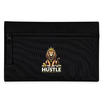 Hustle King – Lion Lion Winners & Movers & Shakers - Pencil Case - black - Front