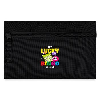 Joueur de bingo porte-bonheur chemise design - Trousse - noir - Devant