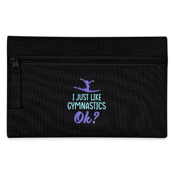 Gymnastik Training Fitness Gym - Federtasche - Schwarz - Vorne